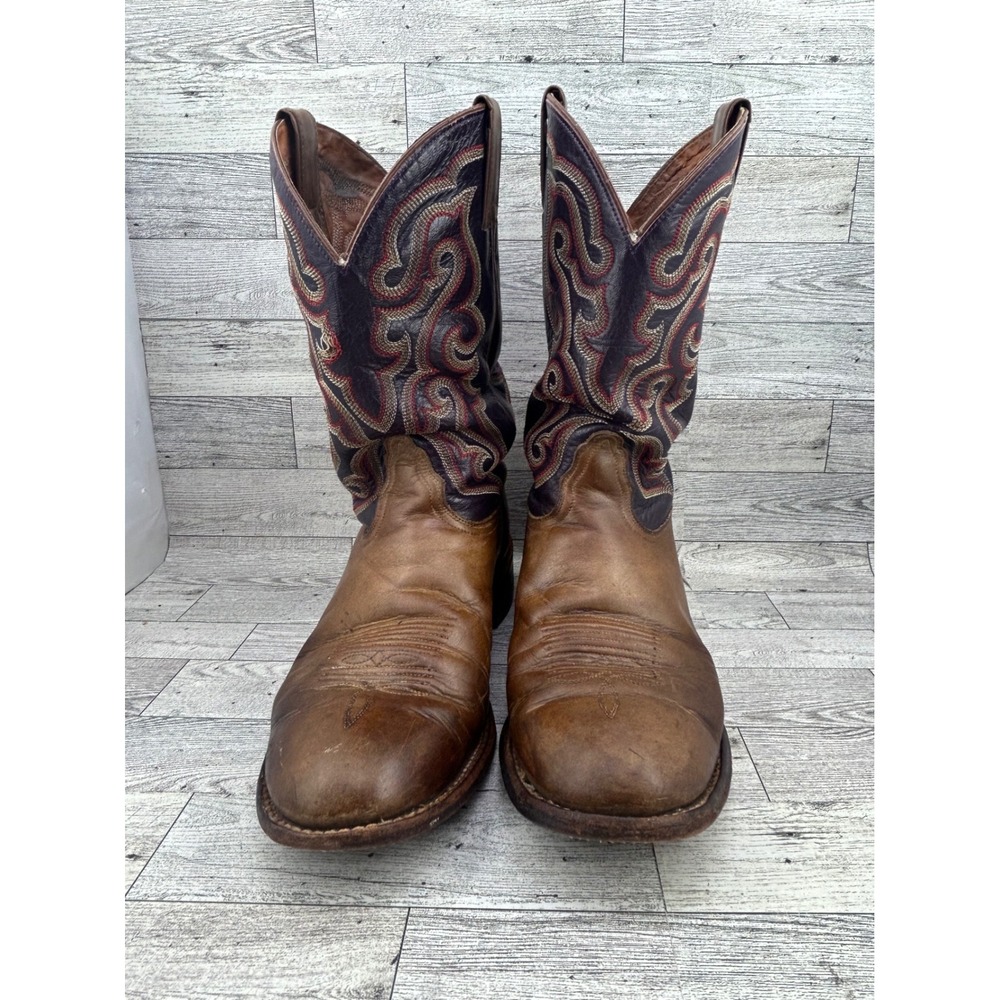 Nocona Boots Mens Leather Cowboy Western Boots Br… - image 2